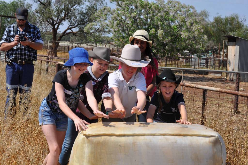 Cobar Public School and St John’s students enjoyed their two day Buckwaroon Landcare Group program last week. After spending a day in the classroom, they were able to get hands on experience when they visited Nullogoola to participated in a number of rural activities.▪ Photo contributed