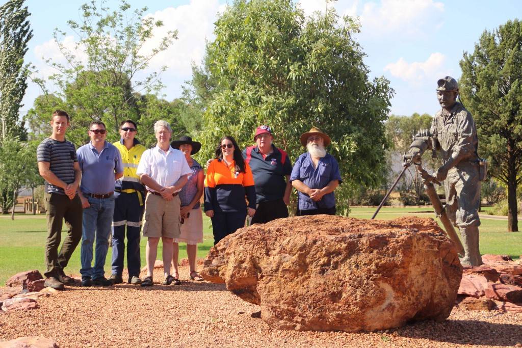 Central Queensland University students Ross Edwards and Roman Buzianczuk met with the miners memorial committee at the Heritage Centre on Monday afternoon and discussed the memorial ideas.