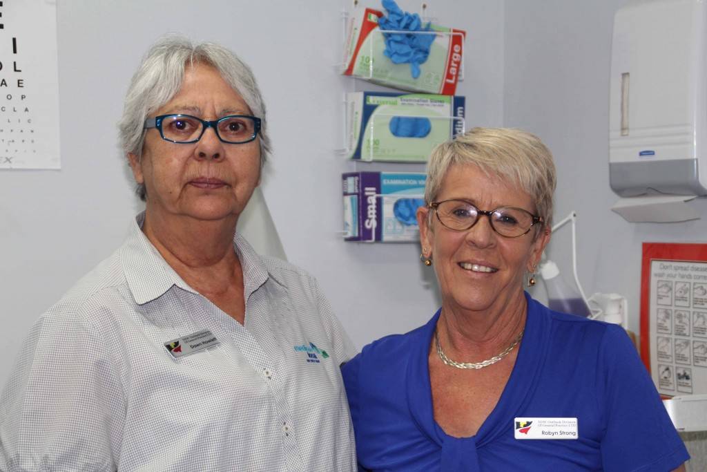 Cobar Primary Health Care Centre has welcomed full time Aboriginal Health Care Worker Dawn Howlett to the practice. Dawn is pictured above with one of the centre’s receptionists Robyn Strong last week. 