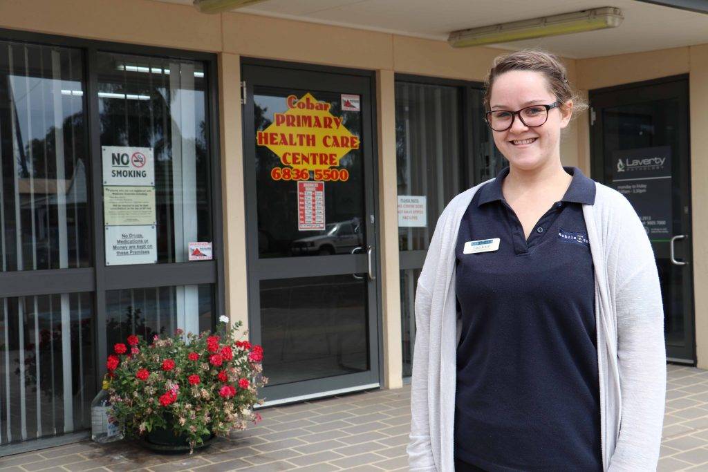 Jackie Haines, who grew up in Cobar and is now working as a physiotherapist, hopes she will be visiting Cobar to work on a regular basis. 