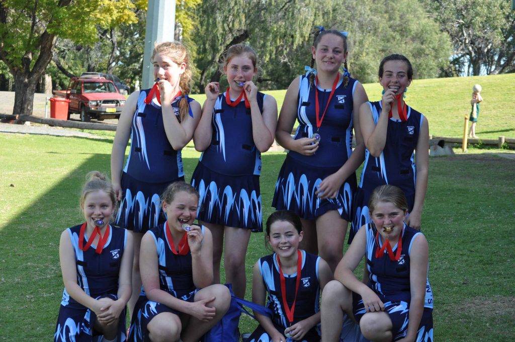 St John’s School Year 6 netball team with their runner-up medals. ▪ Photo contributed 