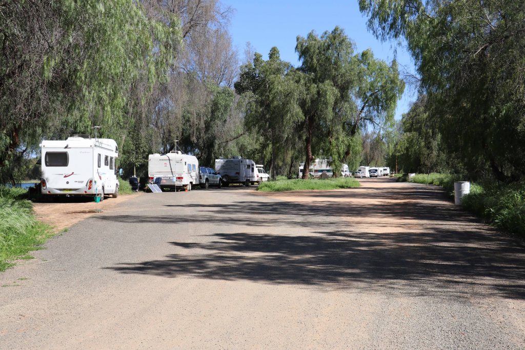 Large numbers of caravans and campervans parked at the Newey are a regular sight as the ‘free camping’ trend grows in popularity. 