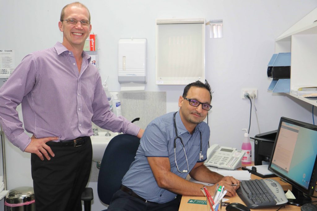 Dr Deon Heyns last week welcomed Dr Sanjay Jamwal into the practice.