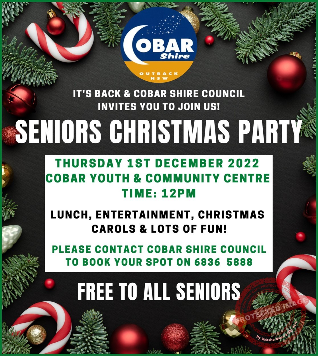 Seniors Christmas Party The Cobar Weekly
