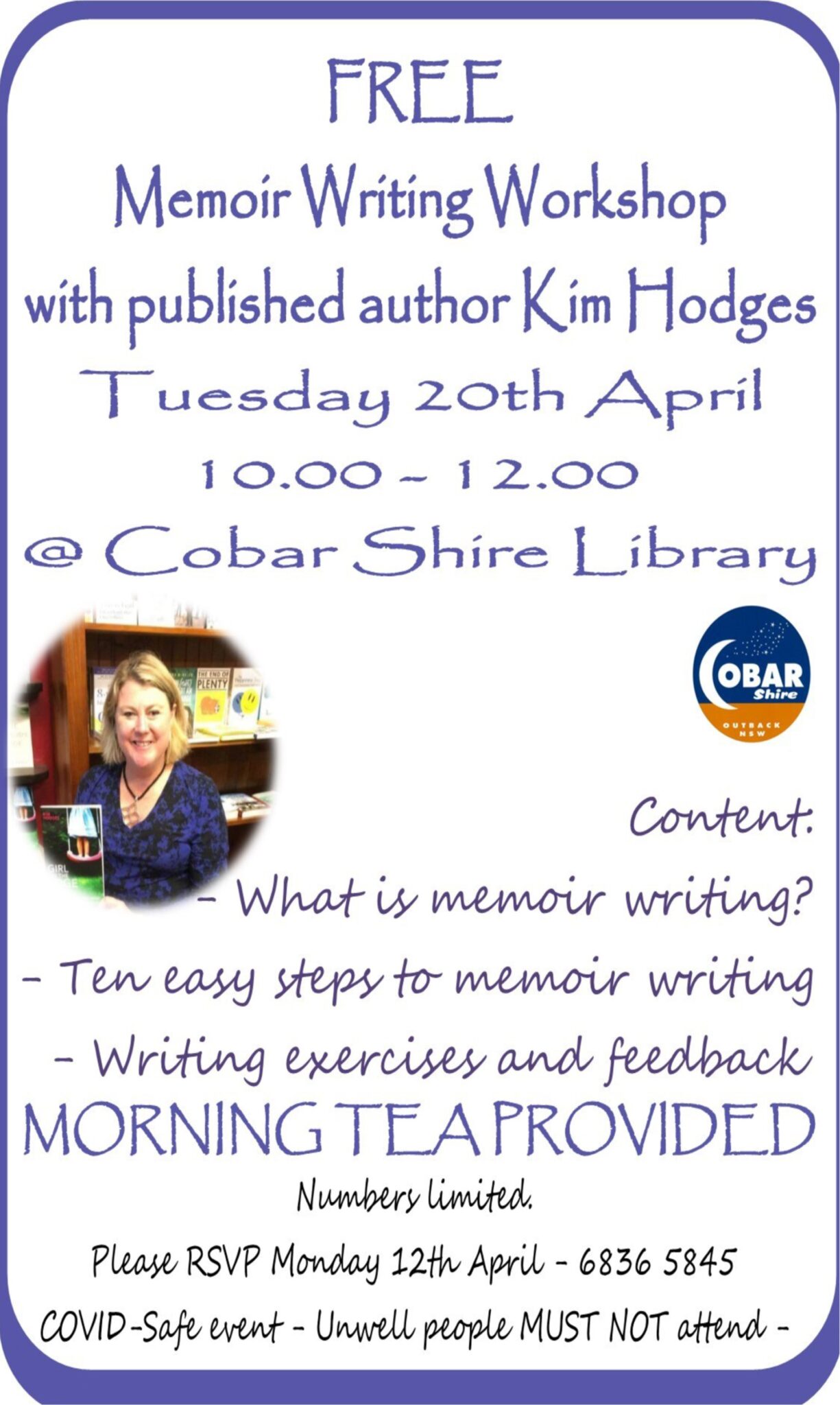 Memoir Writing Workshop at Cobar Shire Library - The Cobar ...