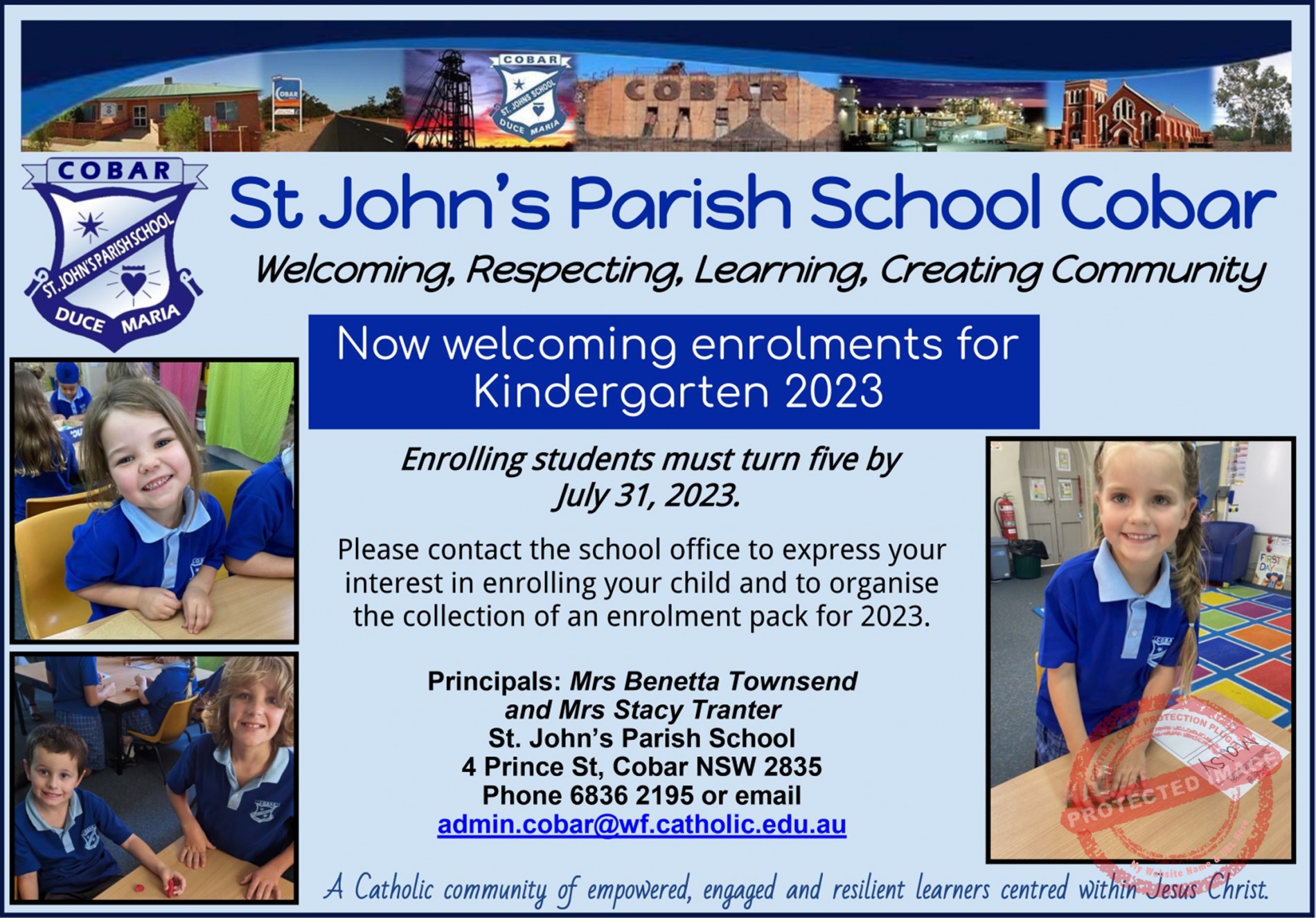 St John s Parish School Enrolments The Cobar Weekly