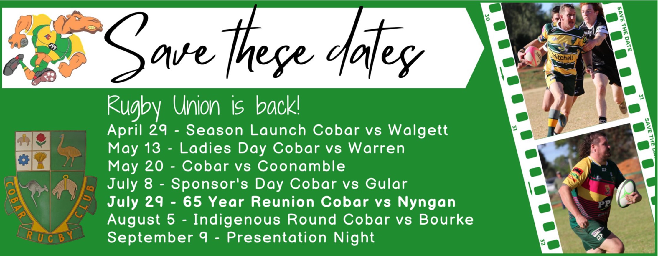 Cobar Camels Rugby Union Season launch Cobar vs Walgett The Cobar Weekly