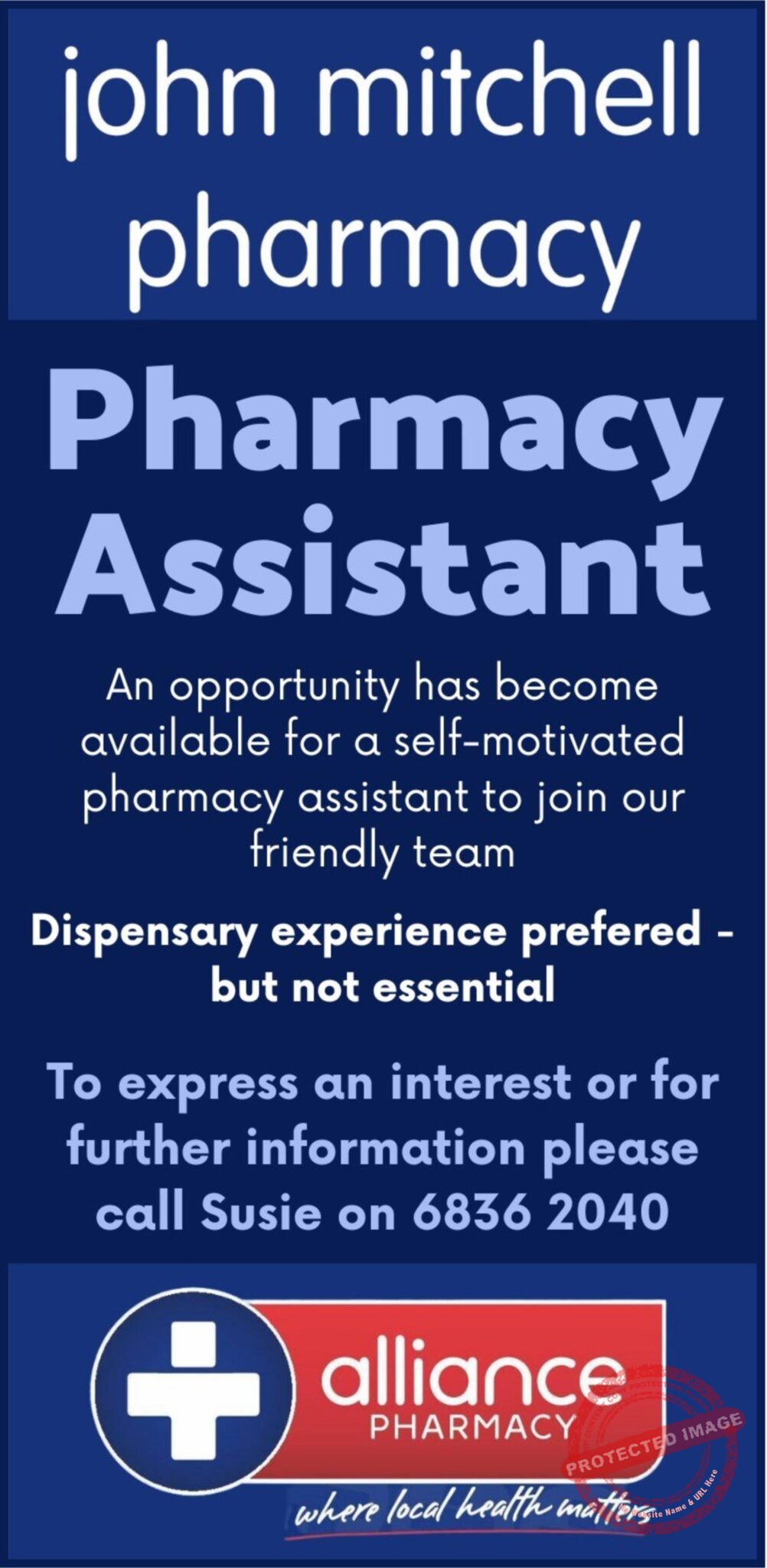 Pharmacy Assistant The Cobar Weekly