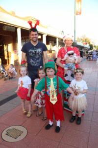 Christmas Street Parade Best dressed kids with Peter Christen and Mrs Claus